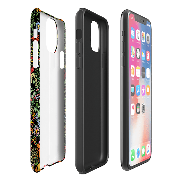 iPhone phone case-Verona-Product Details Raised bevel to protect screen from scratches. Impact resistant polycarbonate shell and shock absorbing inner TPU liner. Secure fit with design wrapping around side of the case and full access to ports. Compatible with Qi-standard wireless charging. Thickness 1/8 inch (3mm), weight 30g. Compatibility See drop down menu for options, please select the right case as we print to order.-Stringberry