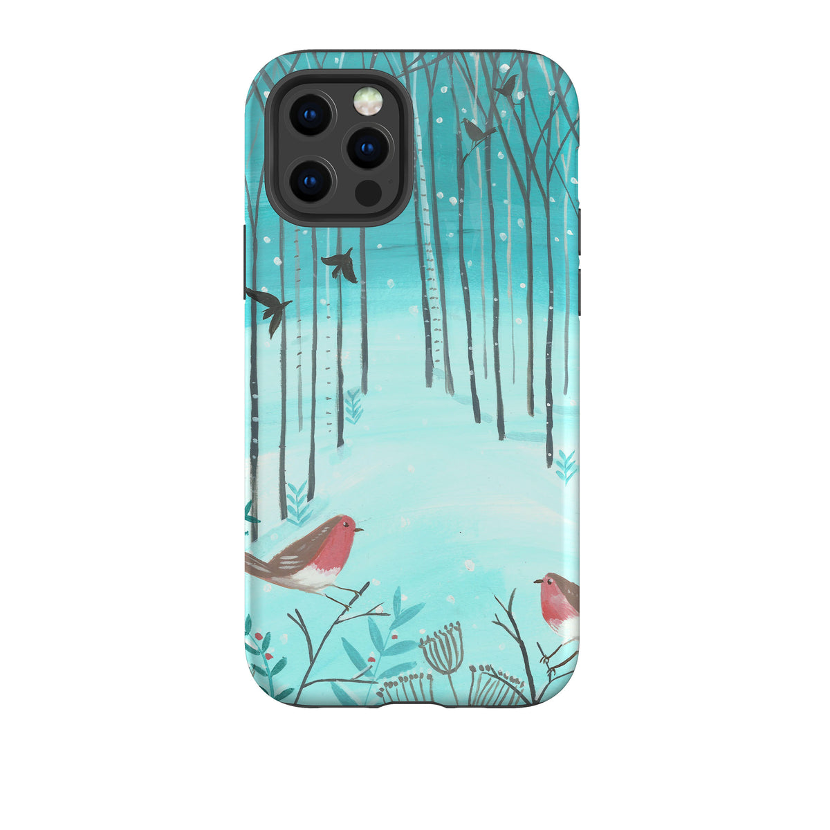 iPhone Tough Case - Winter Forest By Mary Stubberfield