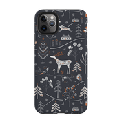 iPhone phone case-Winterfold B By Ali Brookes-Product Details Raised bevel to protect screen from scratches. Impact resistant polycarbonate shell and shock absorbing inner TPU liner. Secure fit with design wrapping around side of the case and full access to ports. Compatible with Qi-standard wireless charging. Thickness 1/8 inch (3mm), weight 30g. Compatibility See drop down menu for options, please select the right case as we print to order.-Stringberry