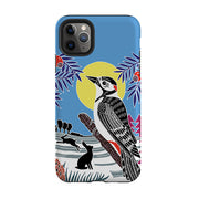 iPhone Tough Case - Woodpecker Yellow By Kate Heiss
