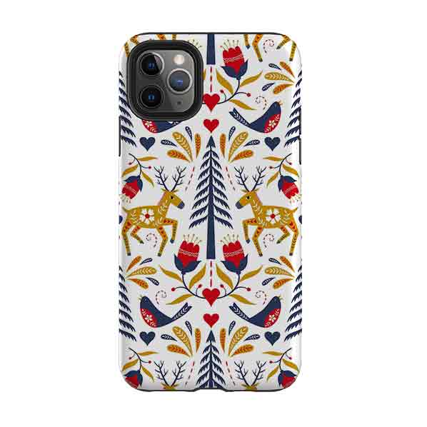 iPhone Tough Case - Xmas Pattern II By Suzy Taylor