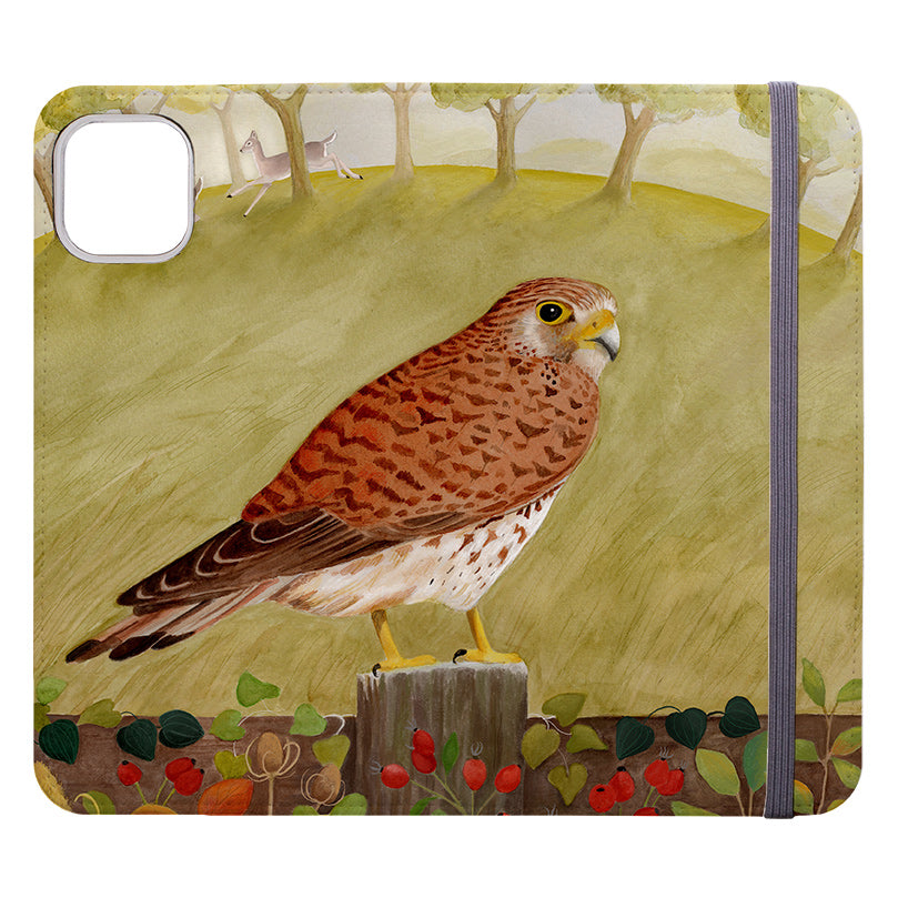Wallet phone case-Kestrel By Bex Parkin-Vegan Leather Wallet Case Vegan leather. 3 slots for cards Fully printed exterior. Compatibility See drop down menu for options, please select the right case as we print to order.-Stringberry