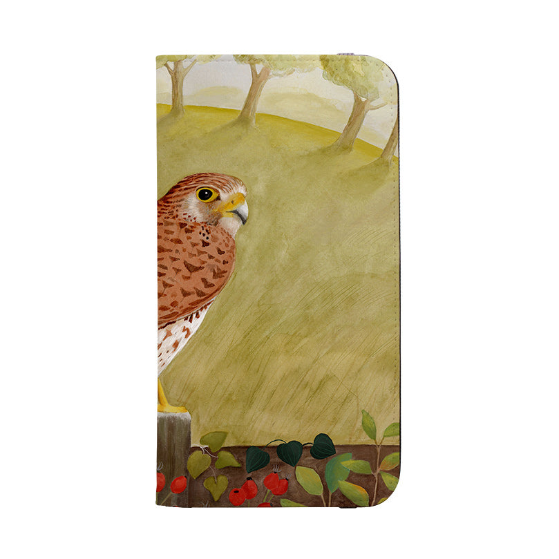 Wallet phone case-Kestrel By Bex Parkin-Vegan Leather Wallet Case Vegan leather. 3 slots for cards Fully printed exterior. Compatibility See drop down menu for options, please select the right case as we print to order.-Stringberry