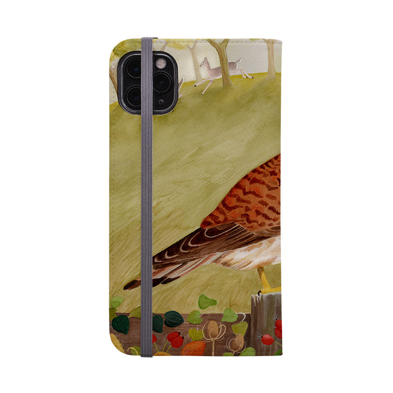 Wallet phone case-Kestrel By Bex Parkin-Vegan Leather Wallet Case Vegan leather. 3 slots for cards Fully printed exterior. Compatibility See drop down menu for options, please select the right case as we print to order.-Stringberry