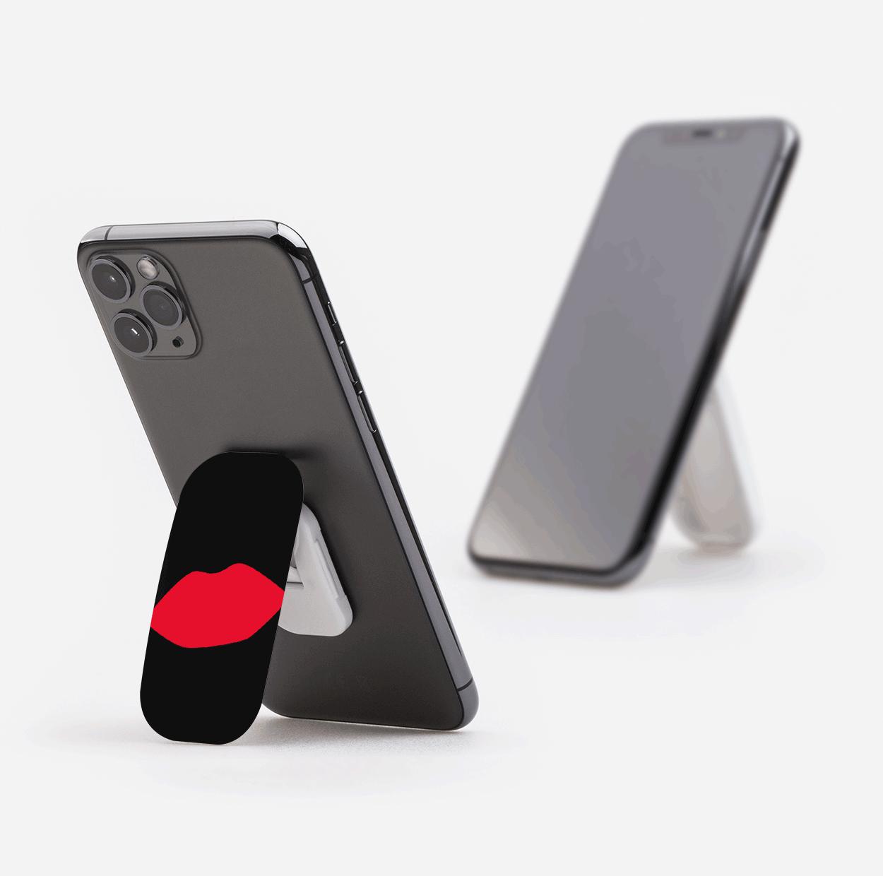 Kiss Black Phone Stand