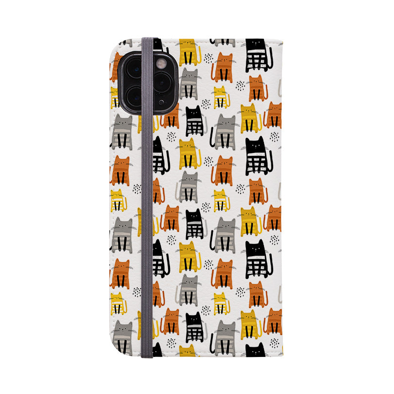 Wallet phone case-Kit-Kat-Vegan Leather Wallet Case Vegan leather. 3 slots for cards Fully printed exterior. Compatibility See drop down menu for options, please select the right case as we print to order.-Stringberry