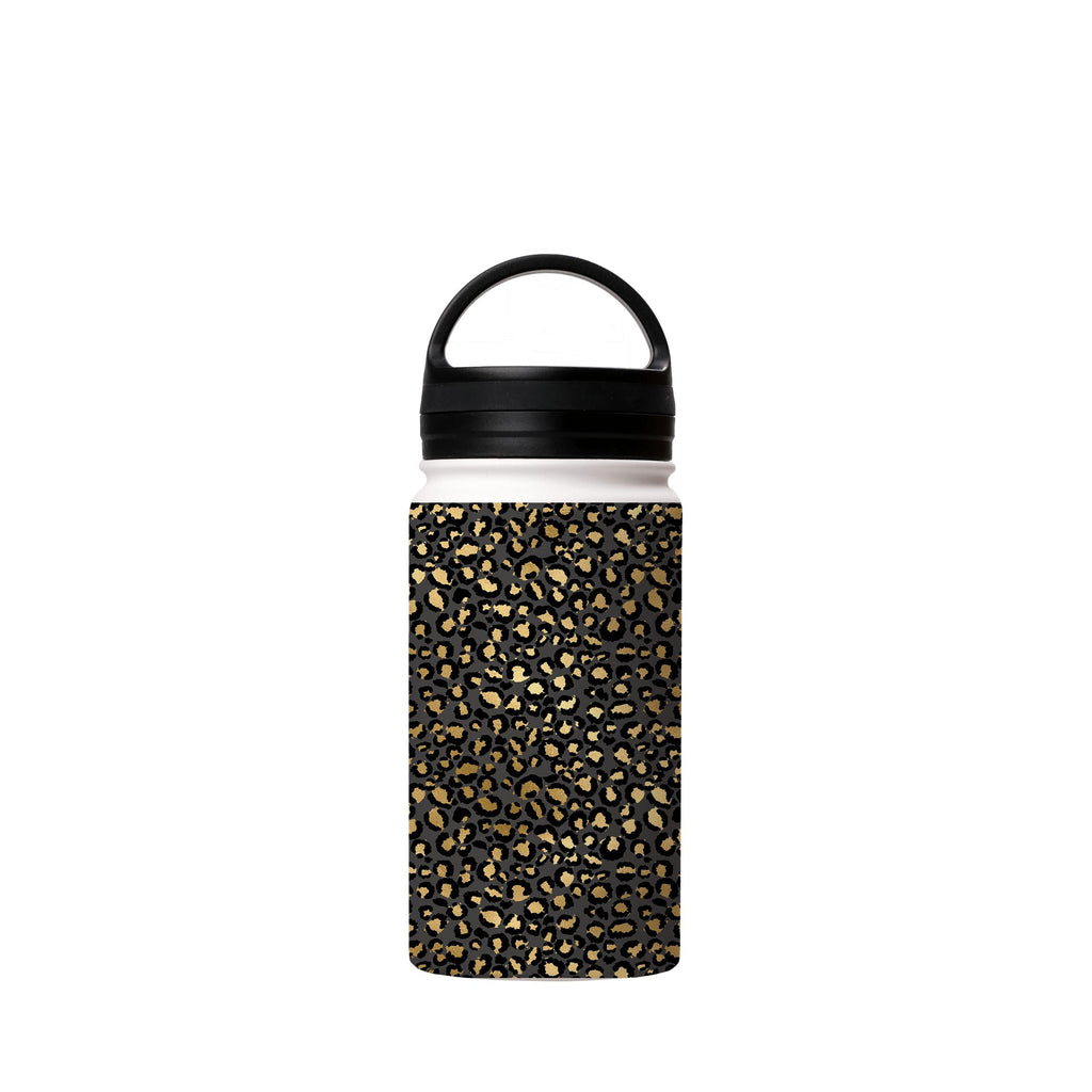 Water Bottles-I Spots Insulated Stainless Steel Water Bottle-12oz (350ml)-handle cap-Insulated Steel Water Bottle Our insulated stainless steel bottle comes in 3 sizes- Small 12oz (350ml), Medium 18oz (530ml) and Large 32oz (945ml) . It comes with a leak proof cap Keeps water cool for 24 hours Also keeps things warm for up to 12 hours Choice of 3 lids ( Sport Cap, Handle Cap, Flip Cap ) for easy carrying Dishwasher Friendly Lightweight, durable and easy to carry Reusable, so it's safe for the pl