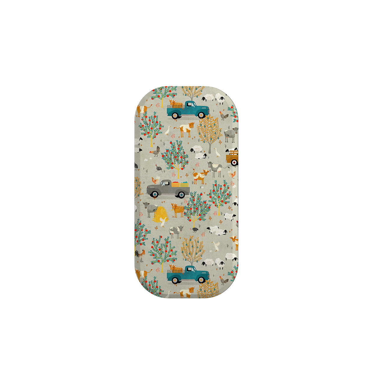 Farm Life Grey Phone Stand By Katherine Quinn