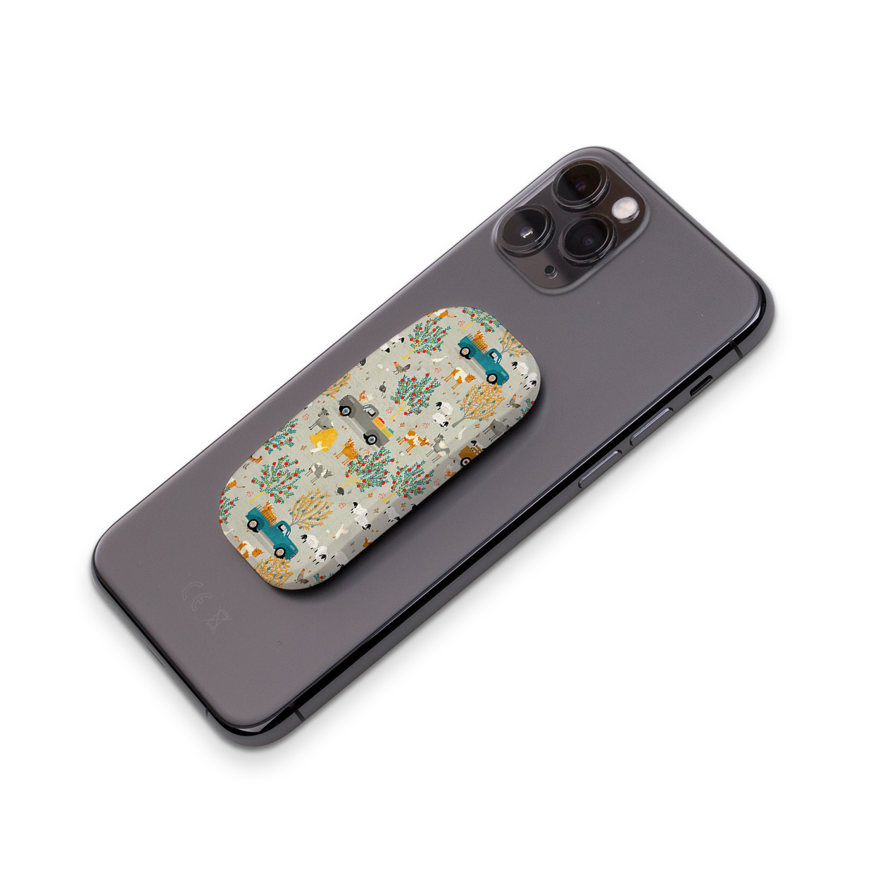Farm Life Grey Phone Stand By Katherine Quinn