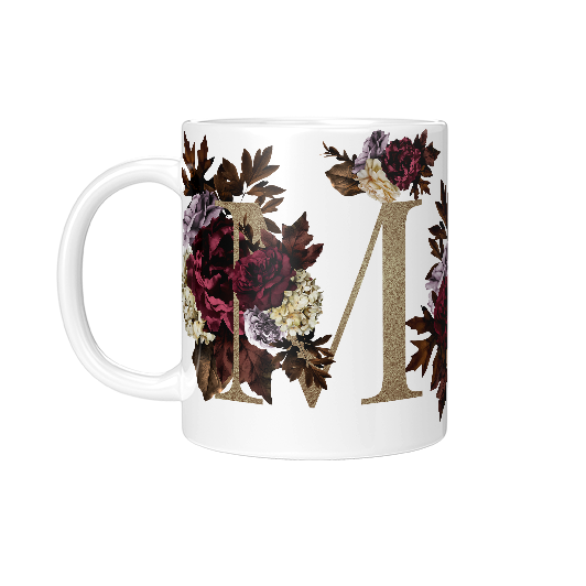 M Amber Ceramic Mug