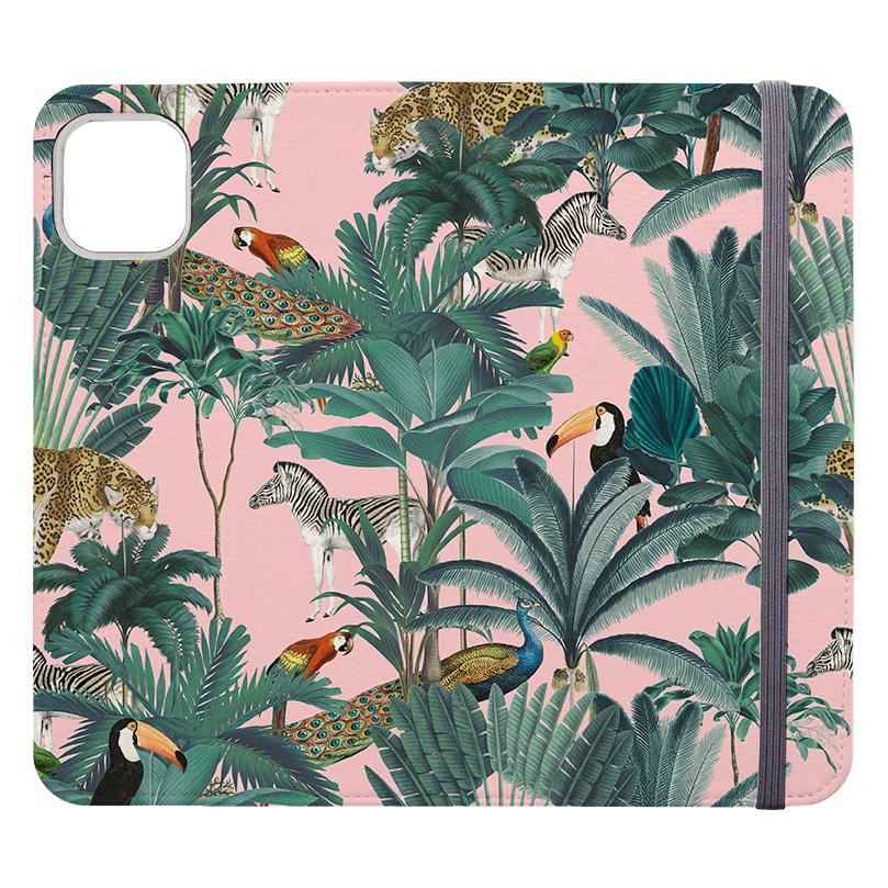 Brieftasche-Handyhülle – Macelo Pink – vegane Leder-Brieftasche-Hülle. Aus veganim Leder, 3 Kartenfächer und voll bedruckte Außenseite. Kompatibilität: Bitte wählen Sie die passende Hülle über das Dropdown-Menü, da wir nach Bestellung bedrucken.-Stringberry