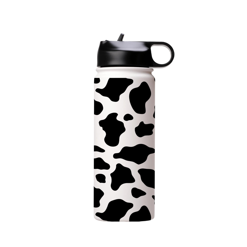 Water Bottles-Moo Insulated Stainless Steel Water Bottle-18oz (530ml)-Flip cap-Insulated Steel Water Bottle Our insulated stainless steel bottle comes in 3 sizes- Small 12oz (350ml), Medium 18oz (530ml) and Large 32oz (945ml) . It comes with a leak proof cap Keeps water cool for 24 hours Also keeps things warm for up to 12 hours Choice of 3 lids ( Sport Cap, Handle Cap, Flip Cap ) for easy carrying Dishwasher Friendly Lightweight, durable and easy to carry Reusable, so it's safe for the planet 3