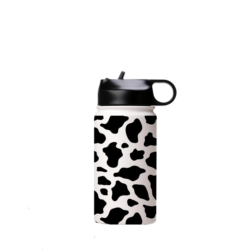 Water Bottles-Moo Insulated Stainless Steel Water Bottle-12oz (350ml)-Flip cap-Insulated Steel Water Bottle Our insulated stainless steel bottle comes in 3 sizes- Small 12oz (350ml), Medium 18oz (530ml) and Large 32oz (945ml) . It comes with a leak proof cap Keeps water cool for 24 hours Also keeps things warm for up to 12 hours Choice of 3 lids ( Sport Cap, Handle Cap, Flip Cap ) for easy carrying Dishwasher Friendly Lightweight, durable and easy to carry Reusable, so it's safe for the planet 3