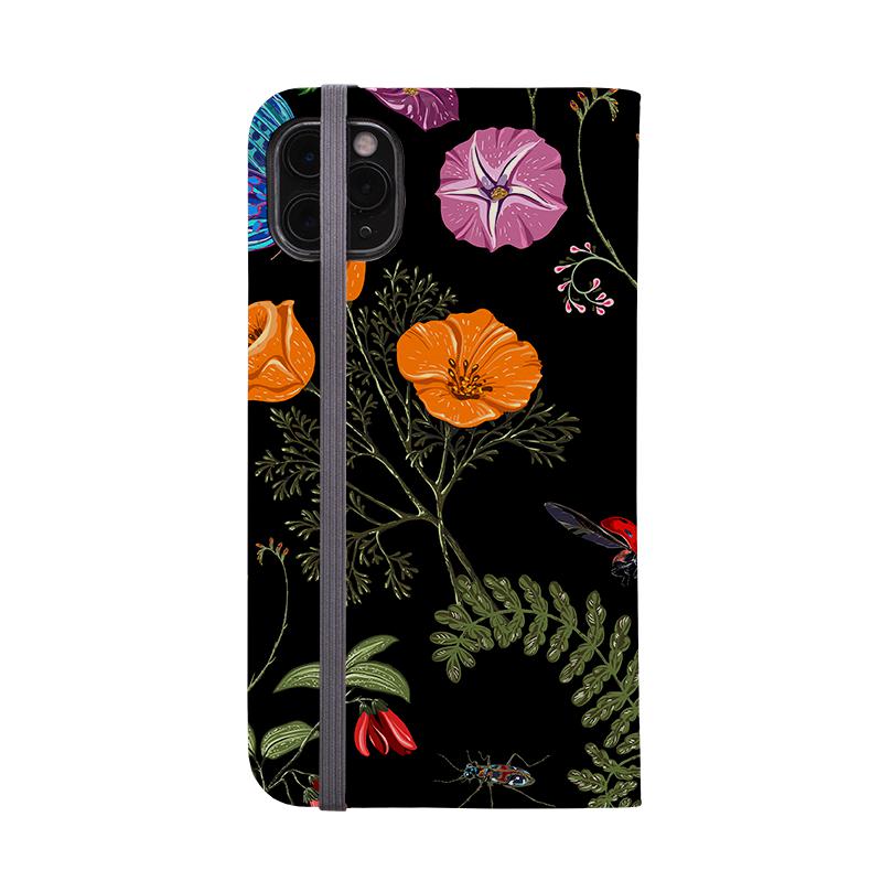 Wallet phone case-Moonlight Garden-Vegan Leather Wallet Case Vegan leather. 3 slots for cards Fully printed exterior. Compatibility See drop down menu for options, please select the right case as we print to order.-Stringberry