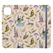 Wallet phone case-Mythicons By Catherine Rowe-Vegan Leather Wallet Case Vegan leather. 3 slots for cards Fully printed exterior. Compatibility See drop down menu for options, please select the right case as we print to order.-Stringberry