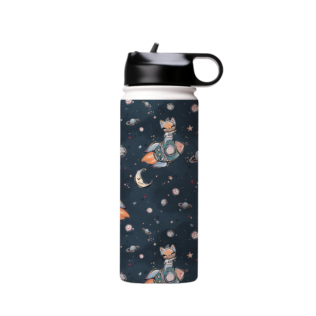 Water Bottles-No Limit Insulated Stainless Steel Water Bottle-18oz (530ml)-Flip cap-Insulated Steel Water Bottle Our insulated stainless steel bottle comes in 3 sizes- Small 12oz (350ml), Medium 18oz (530ml) and Large 32oz (945ml) . It comes with a leak proof cap Keeps water cool for 24 hours Also keeps things warm for up to 12 hours Choice of 3 lids ( Sport Cap, Handle Cap, Flip Cap ) for easy carrying Dishwasher Friendly Lightweight, durable and easy to carry Reusable, so it's safe for the pla