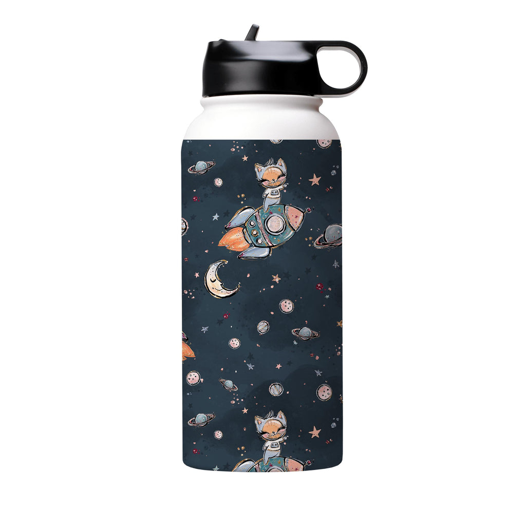 Water Bottles-No Limit Insulated Stainless Steel Water Bottle-32oz (945ml)-Flip cap-Insulated Steel Water Bottle Our insulated stainless steel bottle comes in 3 sizes- Small 12oz (350ml), Medium 18oz (530ml) and Large 32oz (945ml) . It comes with a leak proof cap Keeps water cool for 24 hours Also keeps things warm for up to 12 hours Choice of 3 lids ( Sport Cap, Handle Cap, Flip Cap ) for easy carrying Dishwasher Friendly Lightweight, durable and easy to carry Reusable, so it's safe for the pla