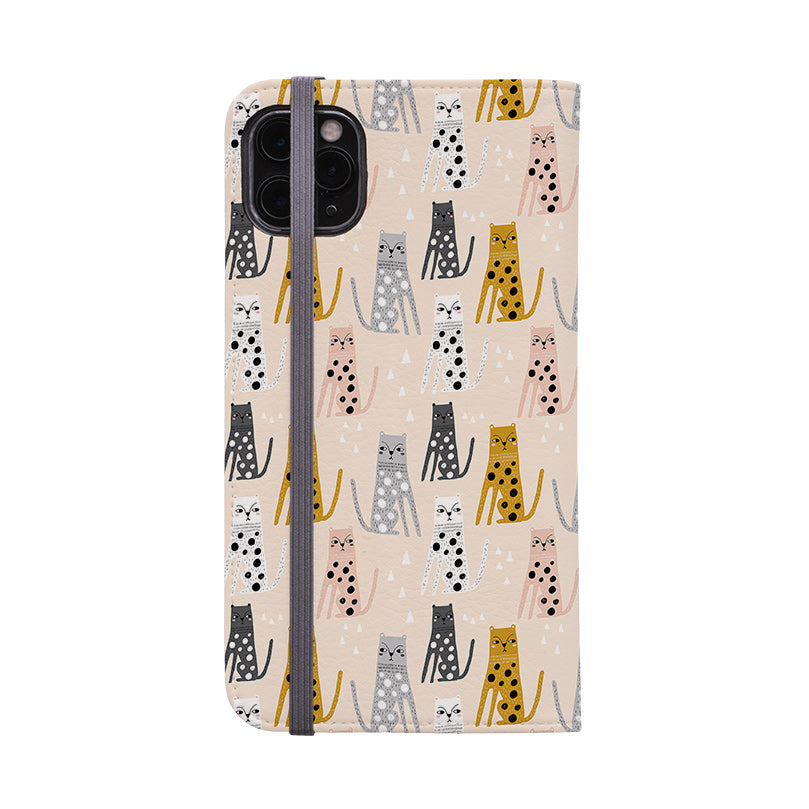 Wallet phone case-Not Changing My Spots-Vegan Leather Wallet Case Vegan leather. 3 slots for cards Fully printed exterior. Compatibility See drop down menu for options, please select the right case as we print to order.-Stringberry