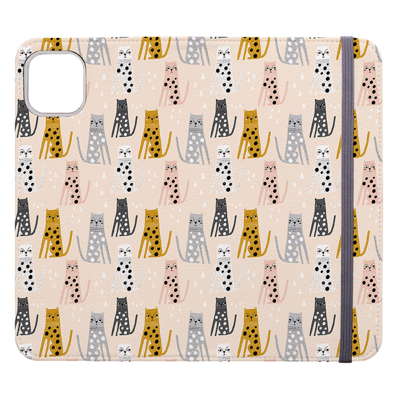 Wallet phone case-Not Changing My Spots-Vegan Leather Wallet Case Vegan leather. 3 slots for cards Fully printed exterior. Compatibility See drop down menu for options, please select the right case as we print to order.-Stringberry