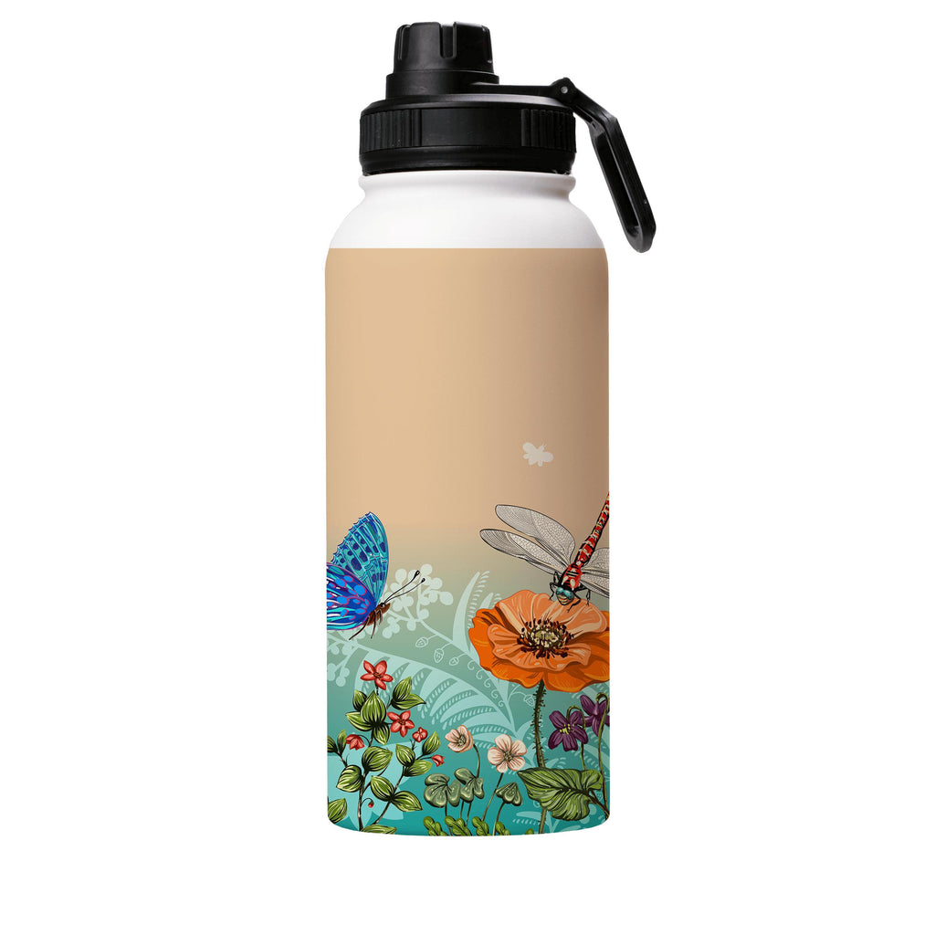 Water Bottles-Pashley Manor Insulated Stainless Steel Water Bottle-32oz (945ml)-Sport cap-Insulated Steel Water Bottle Our insulated stainless steel bottle comes in 3 sizes- Small 12oz (350ml), Medium 18oz (530ml) and Large 32oz (945ml) . It comes with a leak proof cap Keeps water cool for 24 hours Also keeps things warm for up to 12 hours Choice of 3 lids ( Sport Cap, Handle Cap, Flip Cap ) for easy carrying Dishwasher Friendly Lightweight, durable and easy to carry Reusable, so it's safe for t