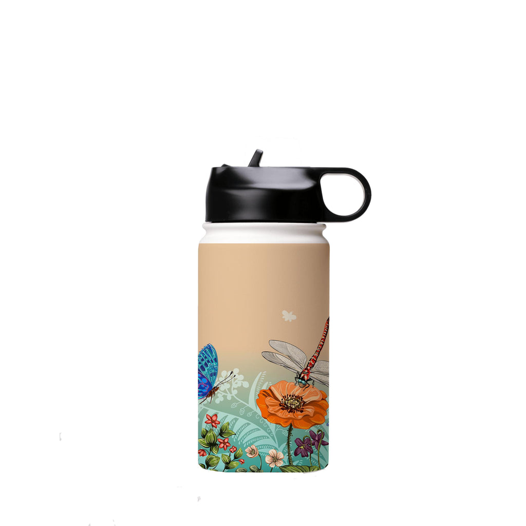Water Bottles-Pashley Manor Insulated Stainless Steel Water Bottle-12oz (350ml)-Flip cap-Insulated Steel Water Bottle Our insulated stainless steel bottle comes in 3 sizes- Small 12oz (350ml), Medium 18oz (530ml) and Large 32oz (945ml) . It comes with a leak proof cap Keeps water cool for 24 hours Also keeps things warm for up to 12 hours Choice of 3 lids ( Sport Cap, Handle Cap, Flip Cap ) for easy carrying Dishwasher Friendly Lightweight, durable and easy to carry Reusable, so it's safe for th