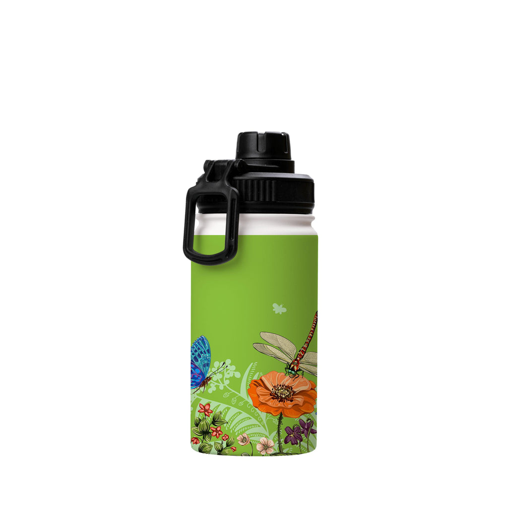 Water Bottles-Pashley Manor Green Insulated Stainless Steel Water Bottle-12oz (350ml)-Sport cap-Insulated Steel Water Bottle Our insulated stainless steel bottle comes in 3 sizes- Small 12oz (350ml), Medium 18oz (530ml) and Large 32oz (945ml) . It comes with a leak proof cap Keeps water cool for 24 hours Also keeps things warm for up to 12 hours Choice of 3 lids ( Sport Cap, Handle Cap, Flip Cap ) for easy carrying Dishwasher Friendly Lightweight, durable and easy to carry Reusable, so it's safe