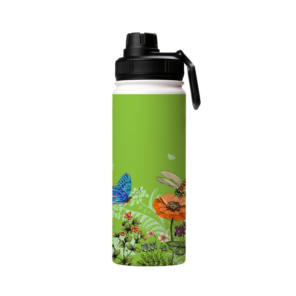 Water Bottles-Pashley Manor Green Insulated Stainless Steel Water Bottle-18oz (530ml)-Sport cap-Insulated Steel Water Bottle Our insulated stainless steel bottle comes in 3 sizes- Small 12oz (350ml), Medium 18oz (530ml) and Large 32oz (945ml) . It comes with a leak proof cap Keeps water cool for 24 hours Also keeps things warm for up to 12 hours Choice of 3 lids ( Sport Cap, Handle Cap, Flip Cap ) for easy carrying Dishwasher Friendly Lightweight, durable and easy to carry Reusable, so it's safe