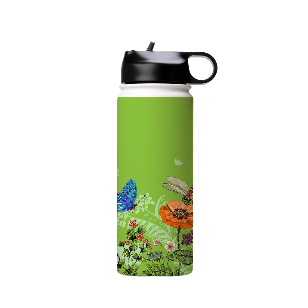Water Bottles-Pashley Manor Green Insulated Stainless Steel Water Bottle-18oz (530ml)-Flip cap-Insulated Steel Water Bottle Our insulated stainless steel bottle comes in 3 sizes- Small 12oz (350ml), Medium 18oz (530ml) and Large 32oz (945ml) . It comes with a leak proof cap Keeps water cool for 24 hours Also keeps things warm for up to 12 hours Choice of 3 lids ( Sport Cap, Handle Cap, Flip Cap ) for easy carrying Dishwasher Friendly Lightweight, durable and easy to carry Reusable, so it's safe 
