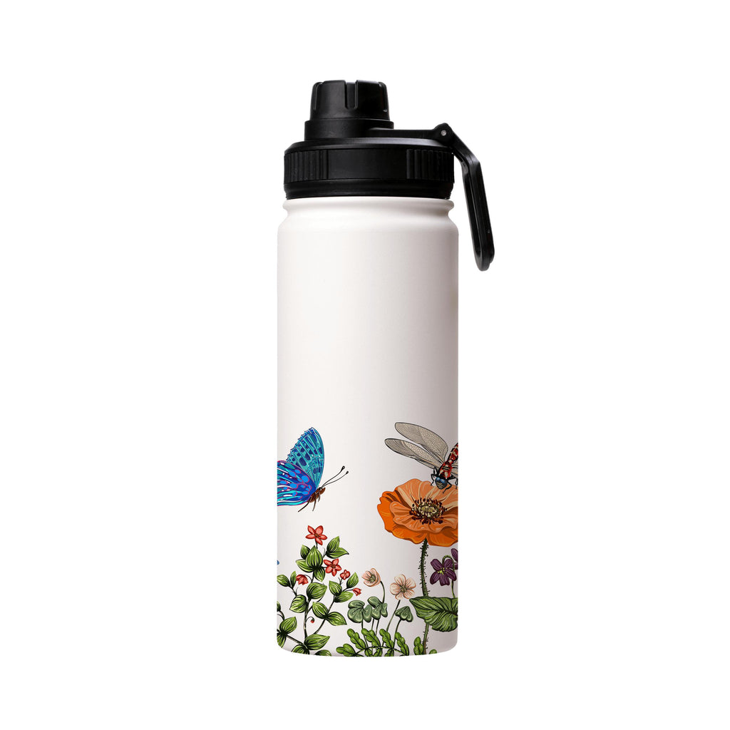 Water Bottles-Pashley Manor White Insulated Stainless Steel Water Bottle-18oz (530ml)-Sport cap-Insulated Steel Water Bottle Our insulated stainless steel bottle comes in 3 sizes- Small 12oz (350ml), Medium 18oz (530ml) and Large 32oz (945ml) . It comes with a leak proof cap Keeps water cool for 24 hours Also keeps things warm for up to 12 hours Choice of 3 lids ( Sport Cap, Handle Cap, Flip Cap ) for easy carrying Dishwasher Friendly Lightweight, durable and easy to carry Reusable, so it's safe
