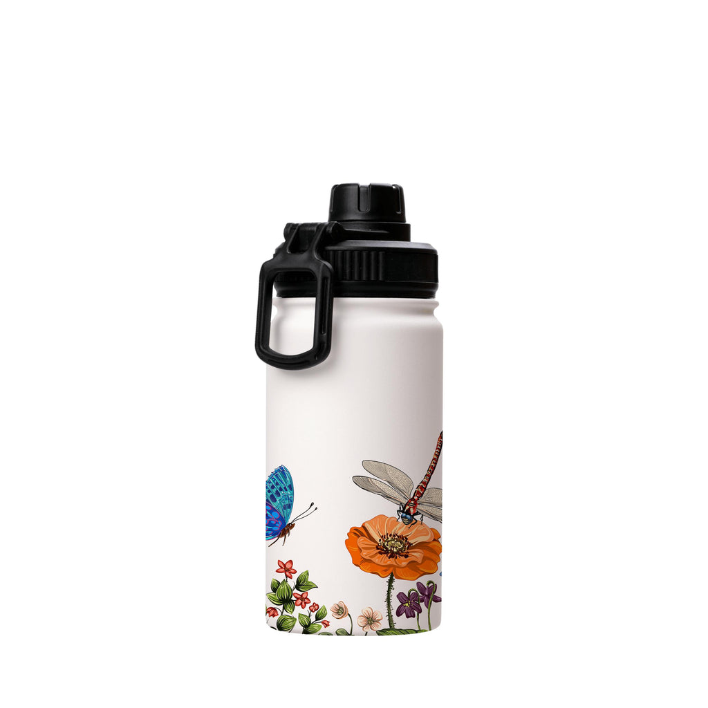 Water Bottles-Pashley Manor White Insulated Stainless Steel Water Bottle-12oz (350ml)-Sport cap-Insulated Steel Water Bottle Our insulated stainless steel bottle comes in 3 sizes- Small 12oz (350ml), Medium 18oz (530ml) and Large 32oz (945ml) . It comes with a leak proof cap Keeps water cool for 24 hours Also keeps things warm for up to 12 hours Choice of 3 lids ( Sport Cap, Handle Cap, Flip Cap ) for easy carrying Dishwasher Friendly Lightweight, durable and easy to carry Reusable, so it's safe