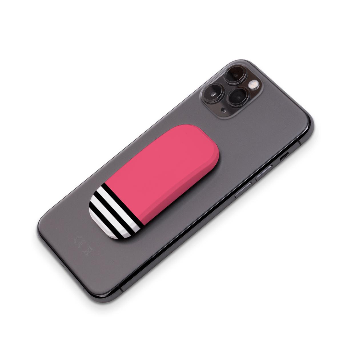 Peach And Stripe Phone Stand