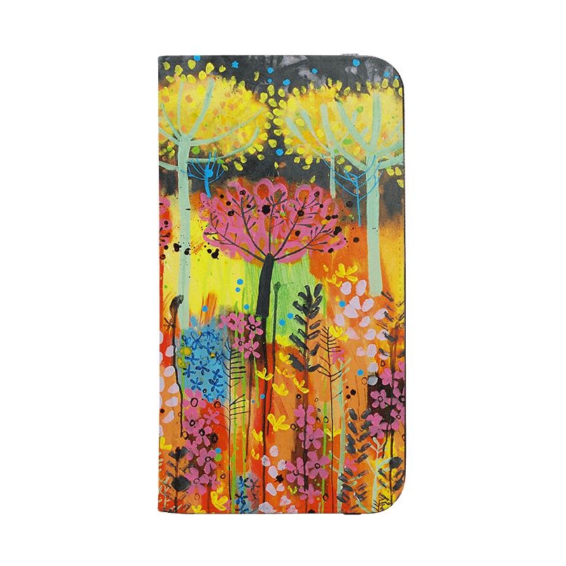 Custodia per telefono con portafoglio - Perfect Day By Claire West - Custodia in pelle vegana per portafoglio. Pelle vegana. 3 slot per carte. Esterno completamente stampato. Compatibilità: consulta il menu a discesa per le opzioni, si prega di selezionare la custodia corretta poiché realizziamo su ordinazione. - Stringberry