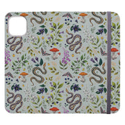 Wallet phone case-Poisonous 2 By Catherine Rowe-Vegan Leather Wallet Case Vegan leather. 3 slots for cards Fully printed exterior. Compatibility See drop down menu for options, please select the right case as we print to order.-Stringberry