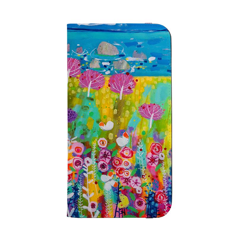 Wallet phone case-Precious Day By Claire West-Vegan Leather Wallet Case Vegan leather. 3 slots for cards Fully printed exterior. Compatibility See drop down menu for options, please select the right case as we print to order.-Stringberry