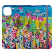 Wallet phone case-Precious Day By Claire West-Vegan Leather Wallet Case Vegan leather. 3 slots for cards Fully printed exterior. Compatibility See drop down menu for options, please select the right case as we print to order.-Stringberry