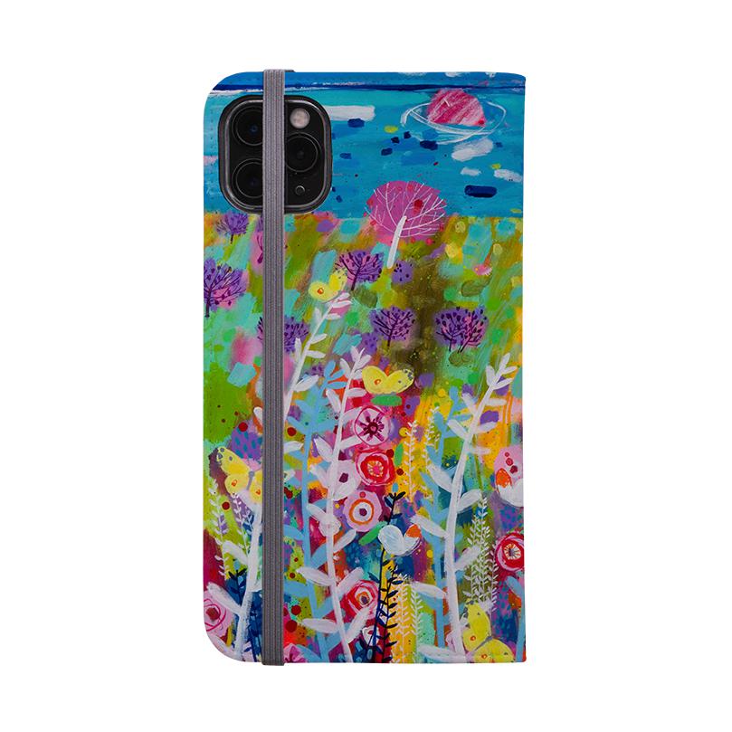 Wallet phone case-Precious Day By Claire West-Vegan Leather Wallet Case Vegan leather. 3 slots for cards Fully printed exterior. Compatibility See drop down menu for options, please select the right case as we print to order.-Stringberry