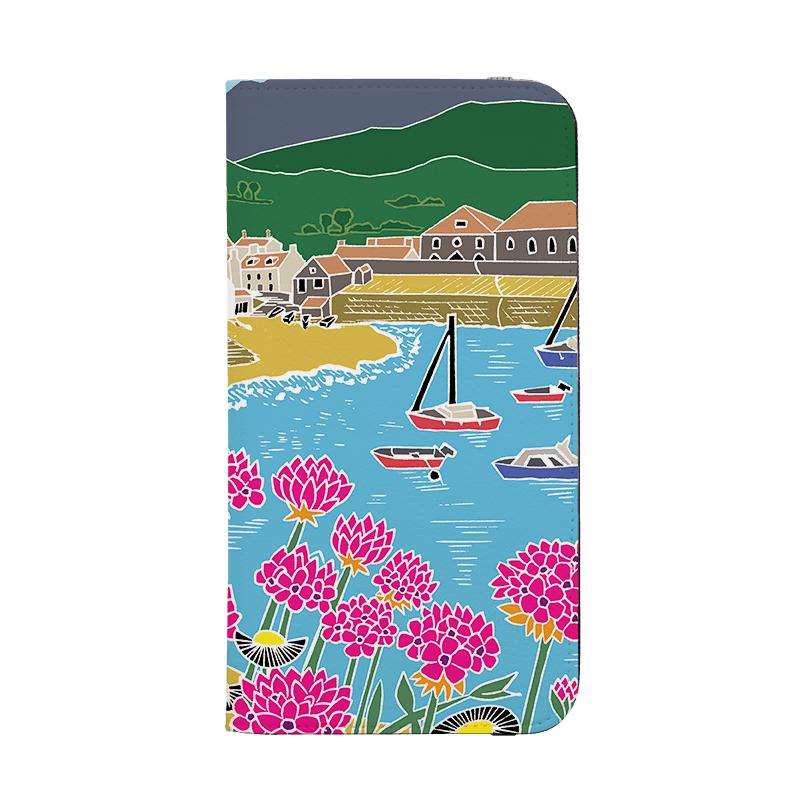 Wallet phone case-Quaint Harbour By Kate Heiss-Vegan Leather Wallet Case Vegan leather. 3 slots for cards Fully printed exterior. Compatibility See drop down menu for options, please select the right case as we print to order.-Stringberry