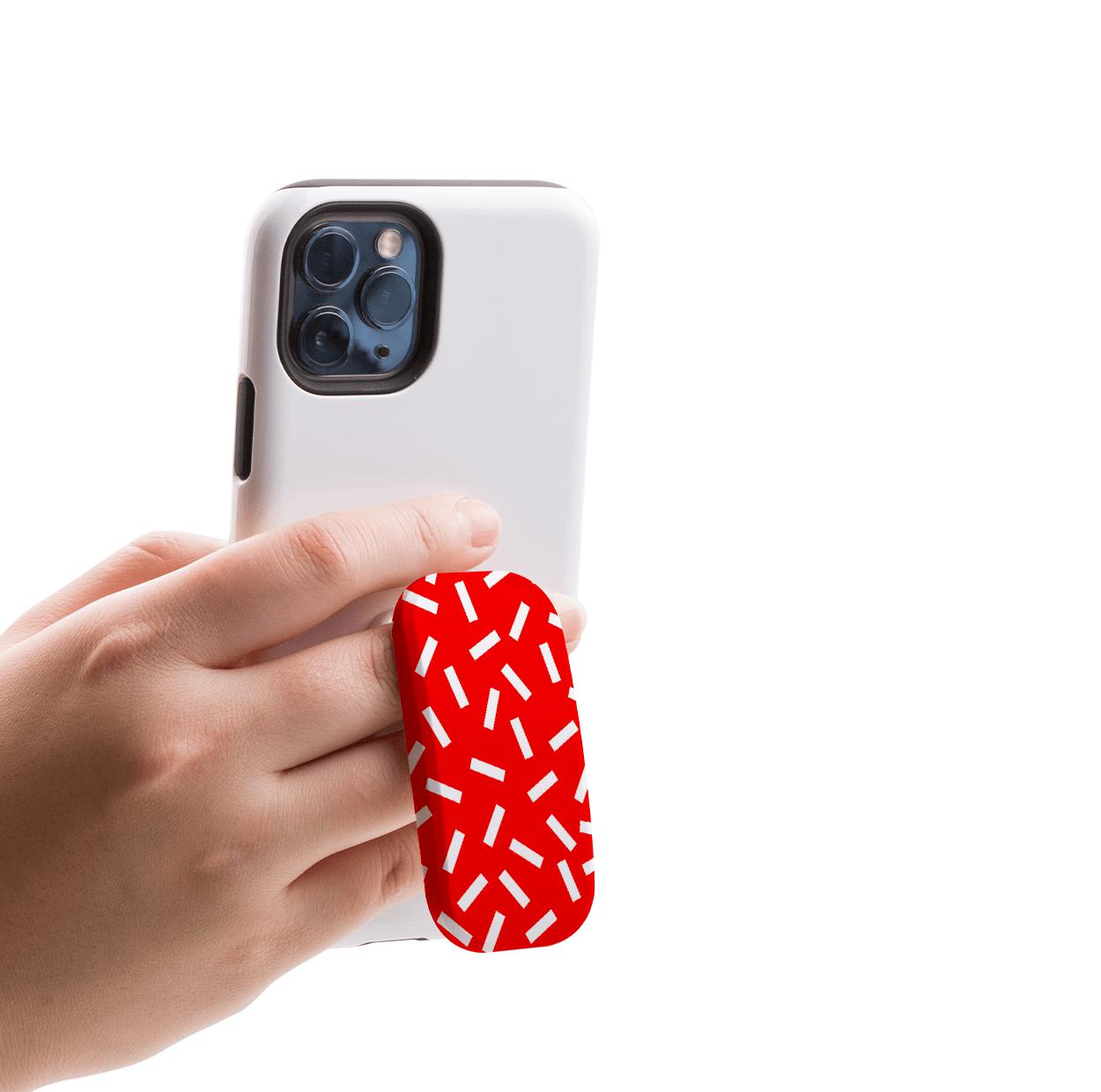 Red Confetti Phone Stand
