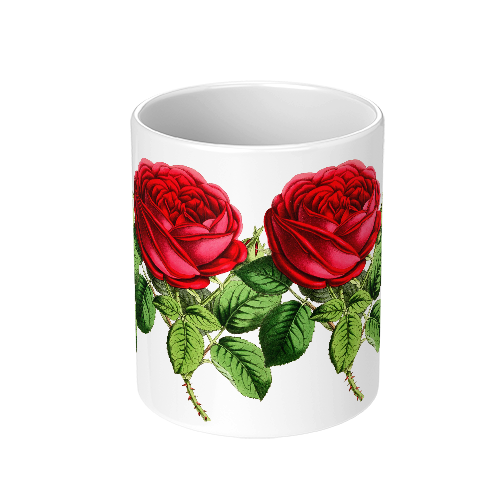 Red roses Ceramic Mug