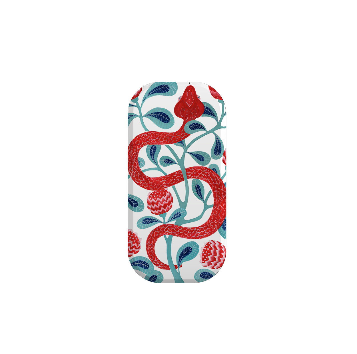 Red Snake Phone Stand By Bex Parkin
