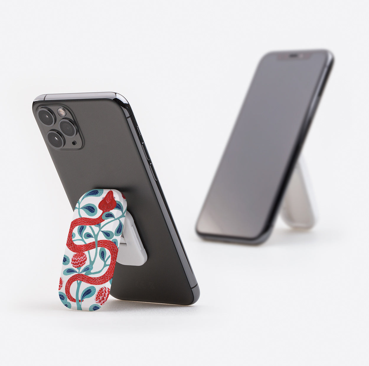 Red Snake Phone Stand By Bex Parkin