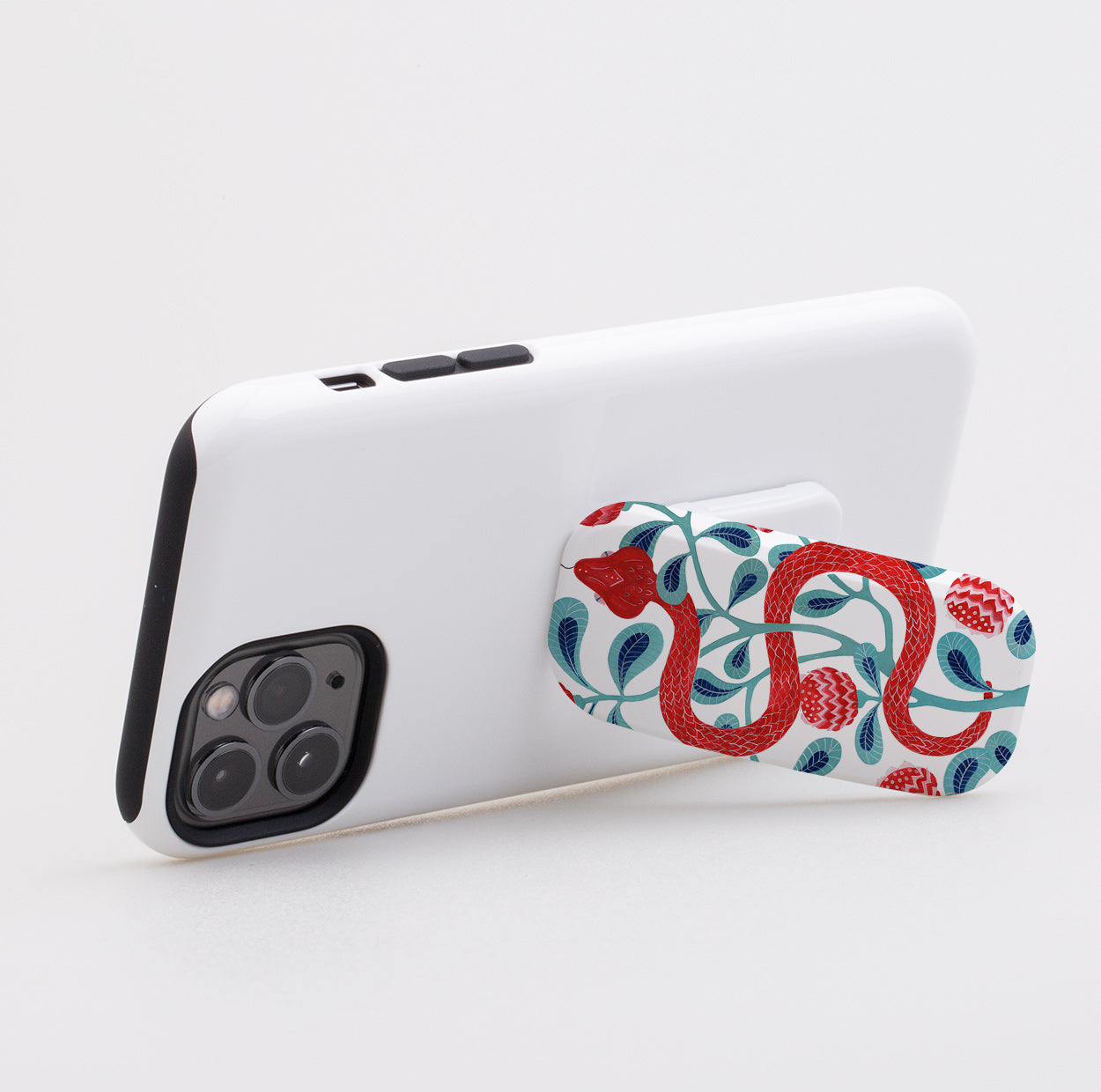 Red Snake Phone Stand By Bex Parkin