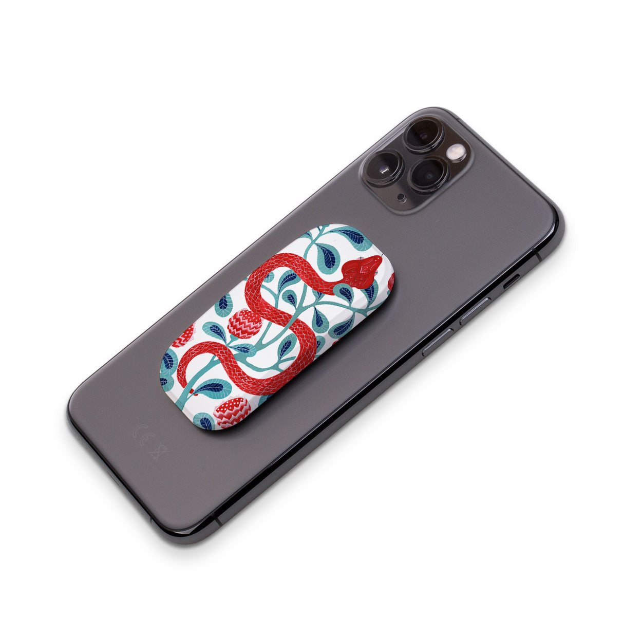 Red Snake Phone Stand By Bex Parkin