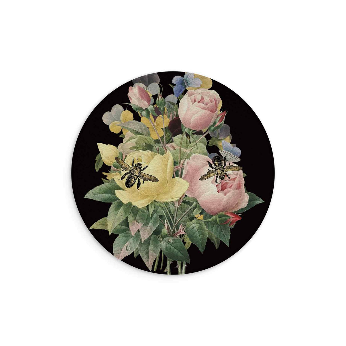 Rose Bee Vegane Leder-Mausmatte