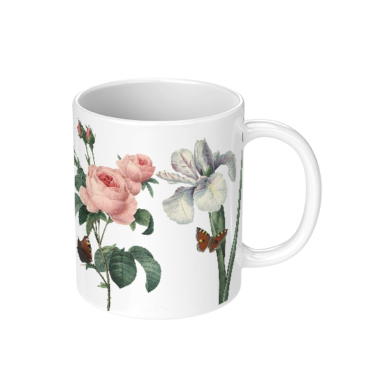 Roses and butterflies Ceramic Mug