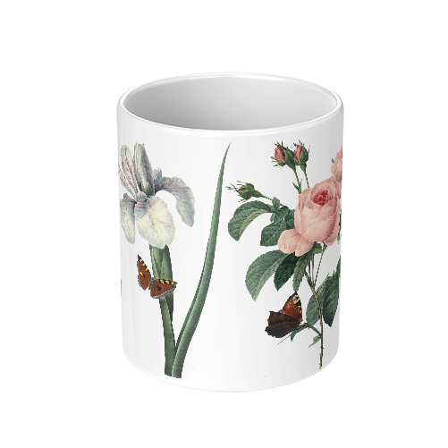Roses and butterflies Ceramic Mug