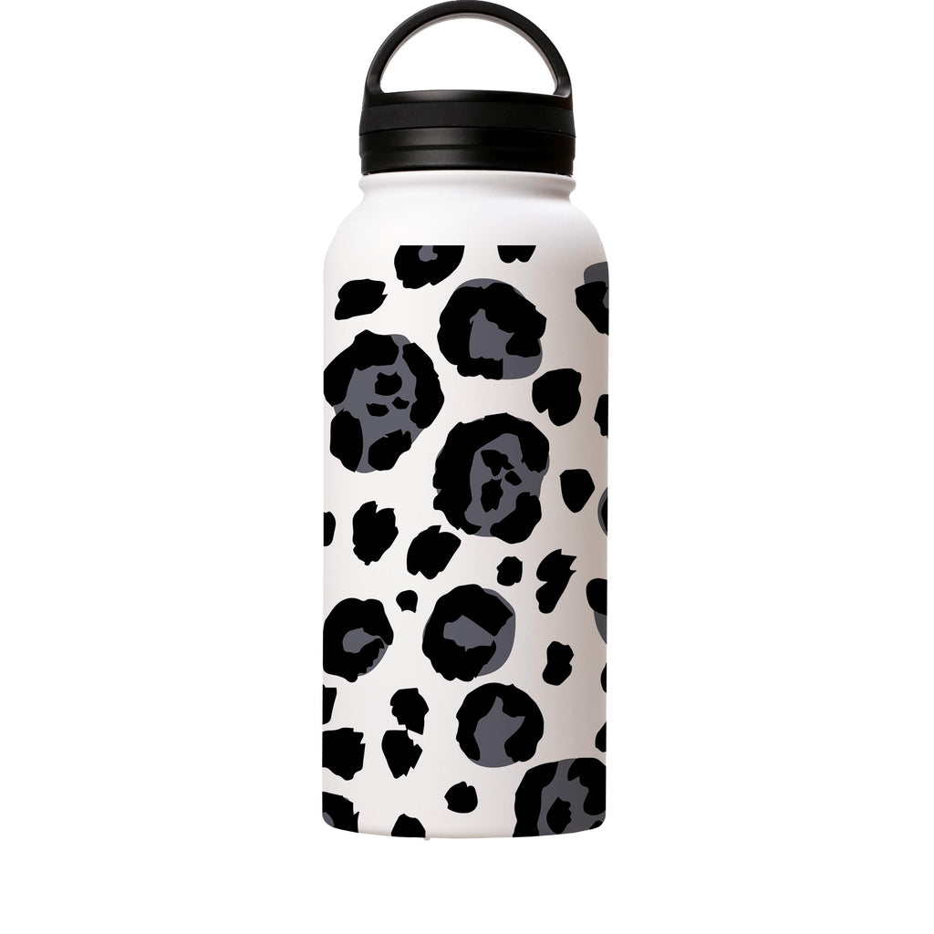 Water Bottles-S Spots Insulated Stainless Steel Water Bottle-32oz (945ml)-handle cap-Insulated Steel Water Bottle Our insulated stainless steel bottle comes in 3 sizes- Small 12oz (350ml), Medium 18oz (530ml) and Large 32oz (945ml) . It comes with a leak proof cap Keeps water cool for 24 hours Also keeps things warm for up to 12 hours Choice of 3 lids ( Sport Cap, Handle Cap, Flip Cap ) for easy carrying Dishwasher Friendly Lightweight, durable and easy to carry Reusable, so it's safe for the pl