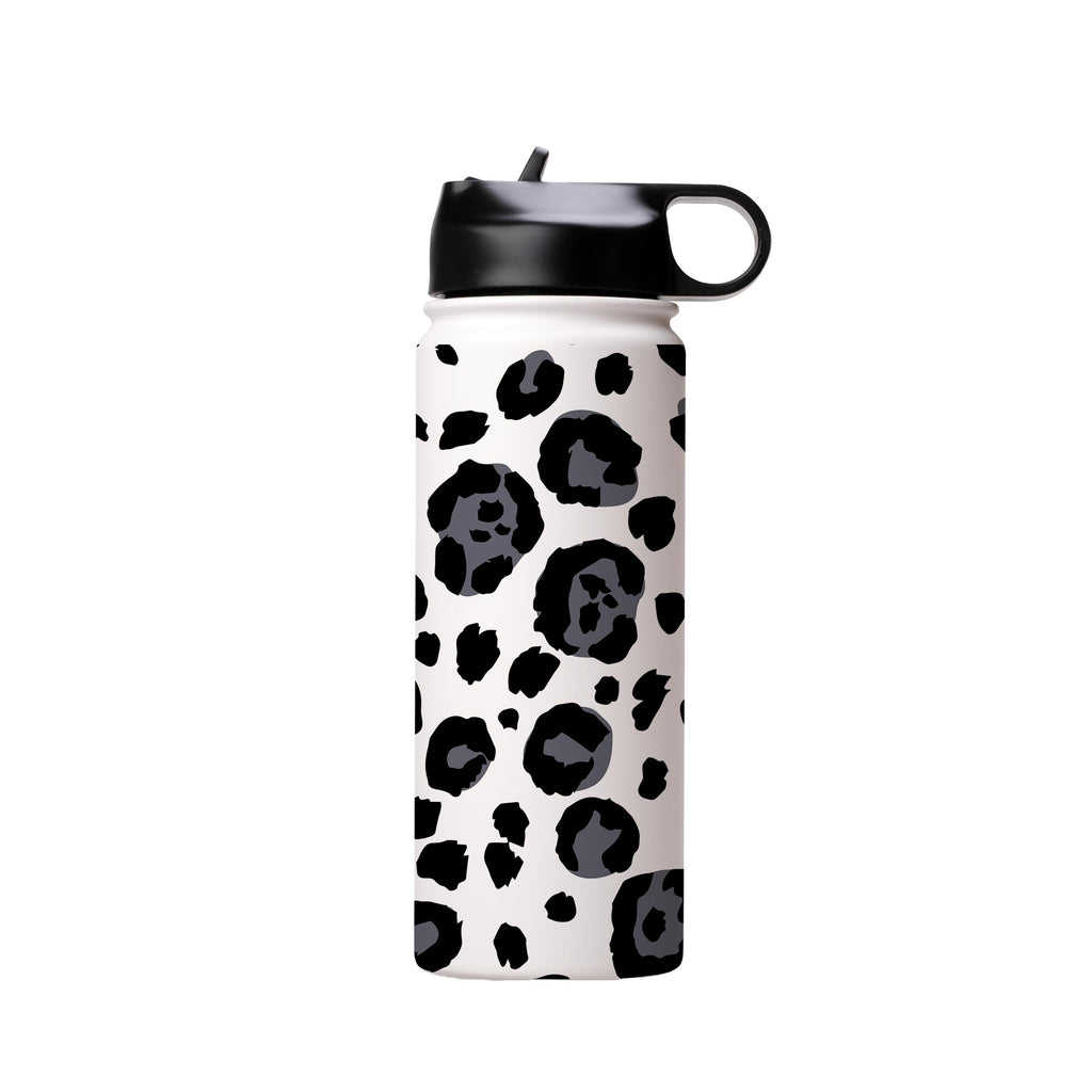 Water Bottles-S Spots Insulated Stainless Steel Water Bottle-18oz (530ml)-Flip cap-Insulated Steel Water Bottle Our insulated stainless steel bottle comes in 3 sizes- Small 12oz (350ml), Medium 18oz (530ml) and Large 32oz (945ml) . It comes with a leak proof cap Keeps water cool for 24 hours Also keeps things warm for up to 12 hours Choice of 3 lids ( Sport Cap, Handle Cap, Flip Cap ) for easy carrying Dishwasher Friendly Lightweight, durable and easy to carry Reusable, so it's safe for the plan