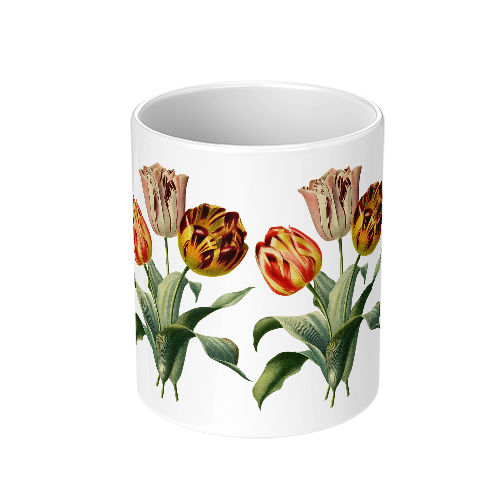 Sage tulips Ceramic Mug