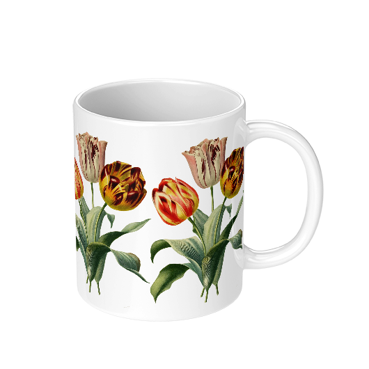 Sage tulips Ceramic Mug